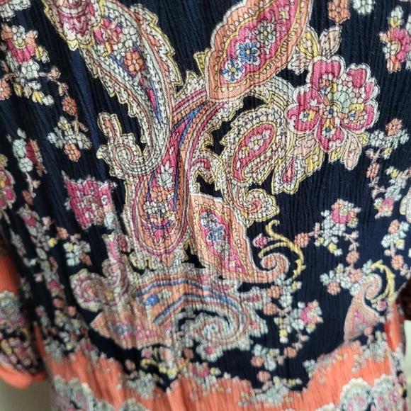 Bila XL Paisley Print Top Made In India - Picture 9 of 9